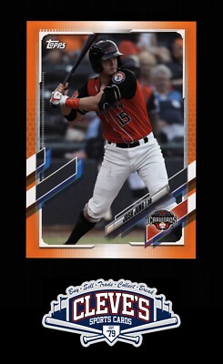 2021 TOPPS PRO DEBUT JOSH JUNG 11/25 ORANGE HICKORY CRAWDADS