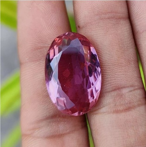 Natural 21.5 Ct+ Oval Color Change Alexandrite Flawless Certified Loose Gemstone - Picture 2 of 5