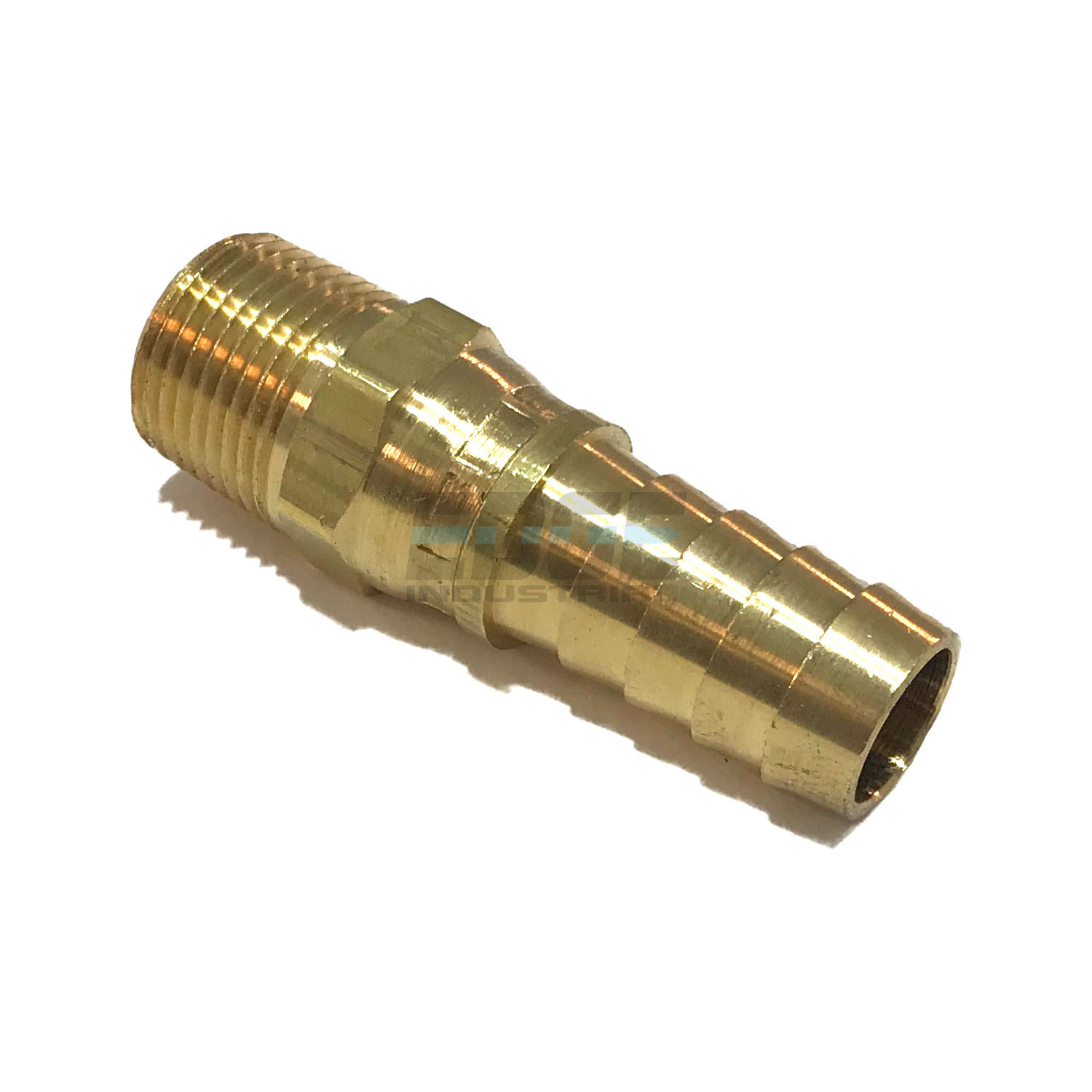 1/2 SWIVEL HOSE BARB X 3/8 MALE NPT Brass Pipe Fitting NPT Gas Fuel Water Air