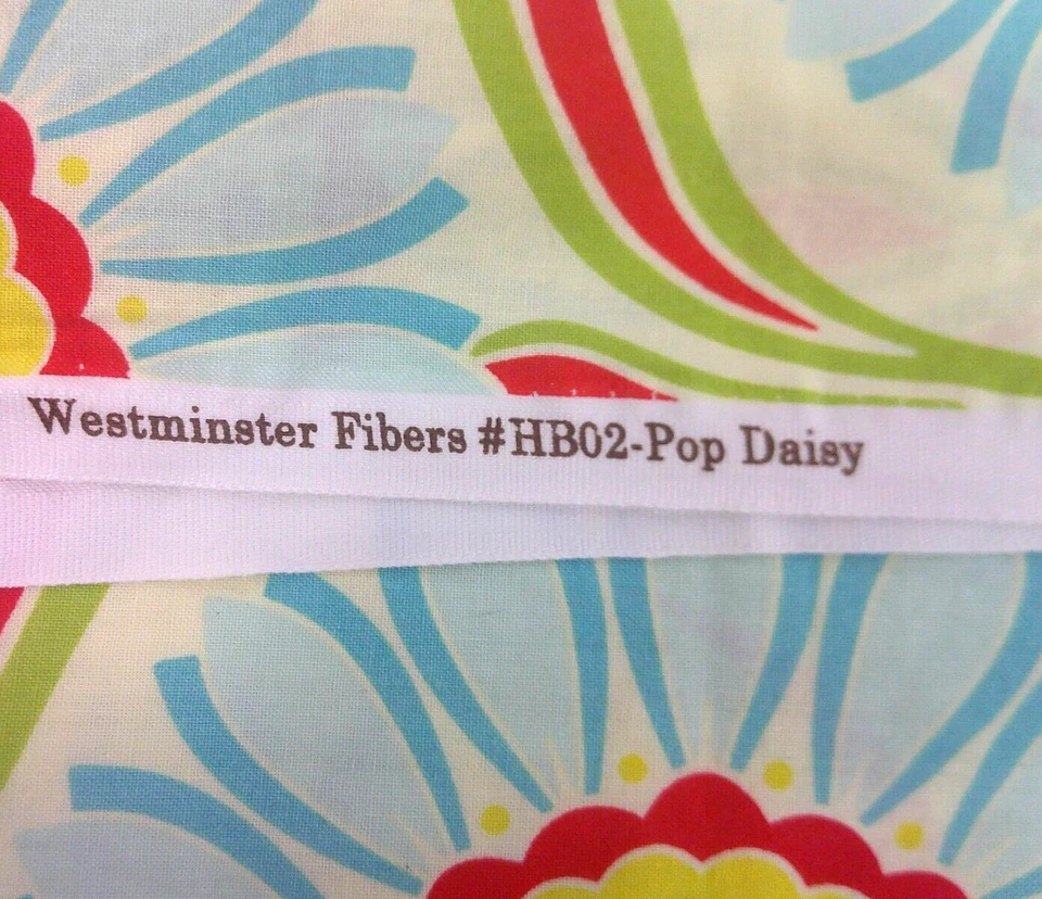 Ткань Heather Bailey for Free Spirit Westminster Fibers HB02 Pop Daisy 80x42 - Изображение 2 из 3