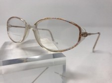 JOAN COLLINS ANTIQUE Eyeglasses 9865 54-17-140 Gold Brown N452