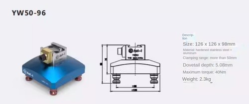 96 Standard 3-axis 4-axis 5-axis CNC Machine Design Repositionable Dovetail - Picture 7 of 18