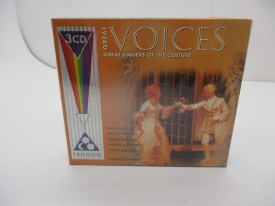 2001 Great Voices Great Singers of the Century 3CD Set, Classical, Sealed