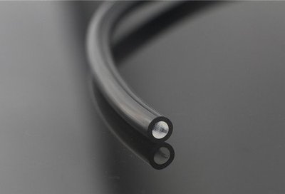 Glasfaser Beleuchtungskabel in 2mm/3mm schwarz PVC Wasserdicht Rohr (DIY) 