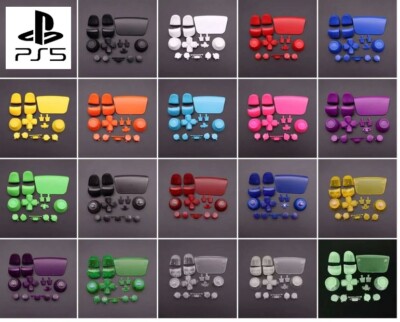 PS5 Controller Knöpfe Set nur BDM-010 Tasten Analog Stick JDS weis grün rot blau