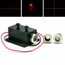1pc 12x35mm 650nm 660nm 5mW Red Laser Diode Module w /holder Dot Line Cross