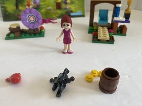 Lego Friends Adventure Camp Archery 41120 - mostly complete w/Manual -No Box