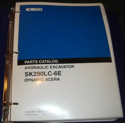 ellecoco55ページ KOBELCO SK290LC-6E EXCAVATOR PARTS BOOK CATALOG MANUAL S/N