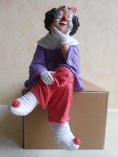 Clown Figur groß,italy, Kantenhocker