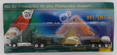 B GRELL HO 1/87 TRUCK PETERBILT 377 AMUSEMENT PARK BELANTIS BEER STERNQUELL