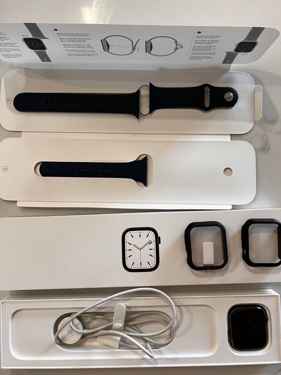 Apple Watch Series 7 GPS Cellular 45mm Stainless Steel Case