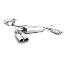 FOX Duplex Komplettanlage ab Kat. VW Eos rechts links je 2x80mm mit Absorber