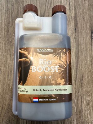 Canna Bio BOOST 1L Bottle - All-Nat Plant Booster for Flowering Phase