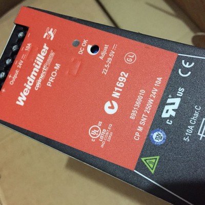 New For Weidmuller 8951360010 PRO-M CP M SNT 250W 24V 10A