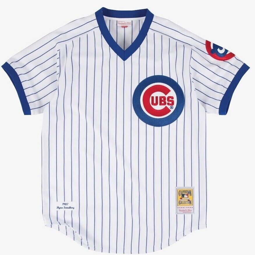MLB Mitchell & Ness Chicago Cubs #23 Baseball Jersey New