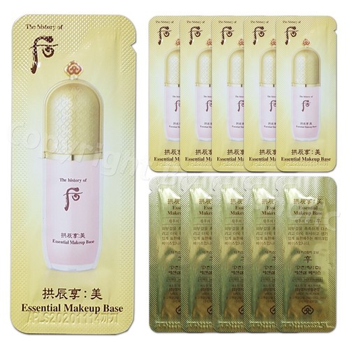 The history of Whoo Gongjinhyang:Mi Essential Makeup Base 1ml x 10pcs (10ml) New - Picture 10 of 12