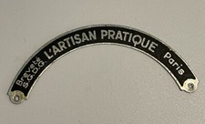 Poste Radio TSF Plaque Metal L’Artisan Pratique FR Paris