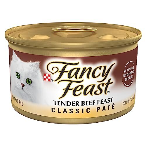 Purina Fancy Feast Tender Beef Feast Classic Grain Free Wet Cat Food Pate - 3... - Picture 1 of 9