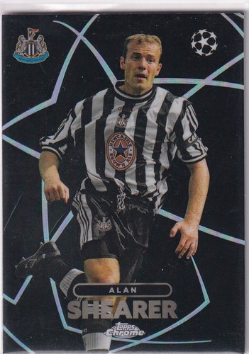 Topps Chrome Champions League 2023/24 No. BE-10 Alan Shearer Black Edge SP - Bild 1 von 2