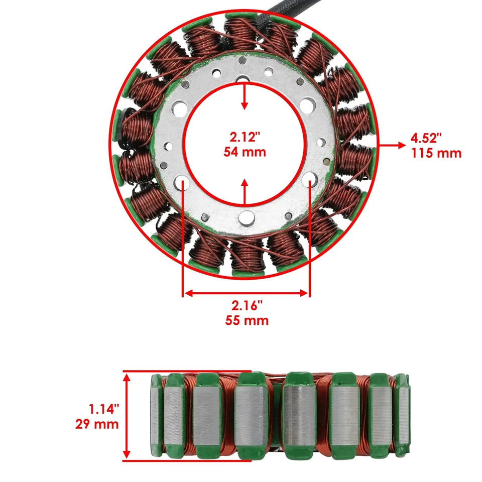 Stator for Honda VFR800F VFR800Fi Interceptor 800 2000 2001 Magneto - Image 2 of 4