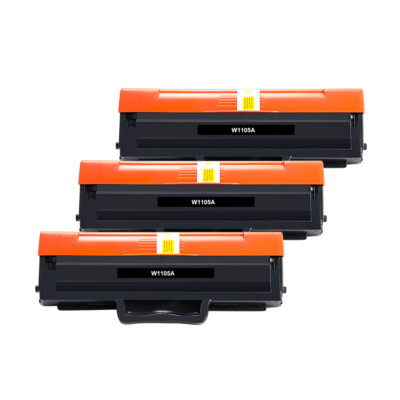 3 x Toner W1105A Compatible With HP LaserJet MFP 107a 135a 107r 107w 135w 137fnw