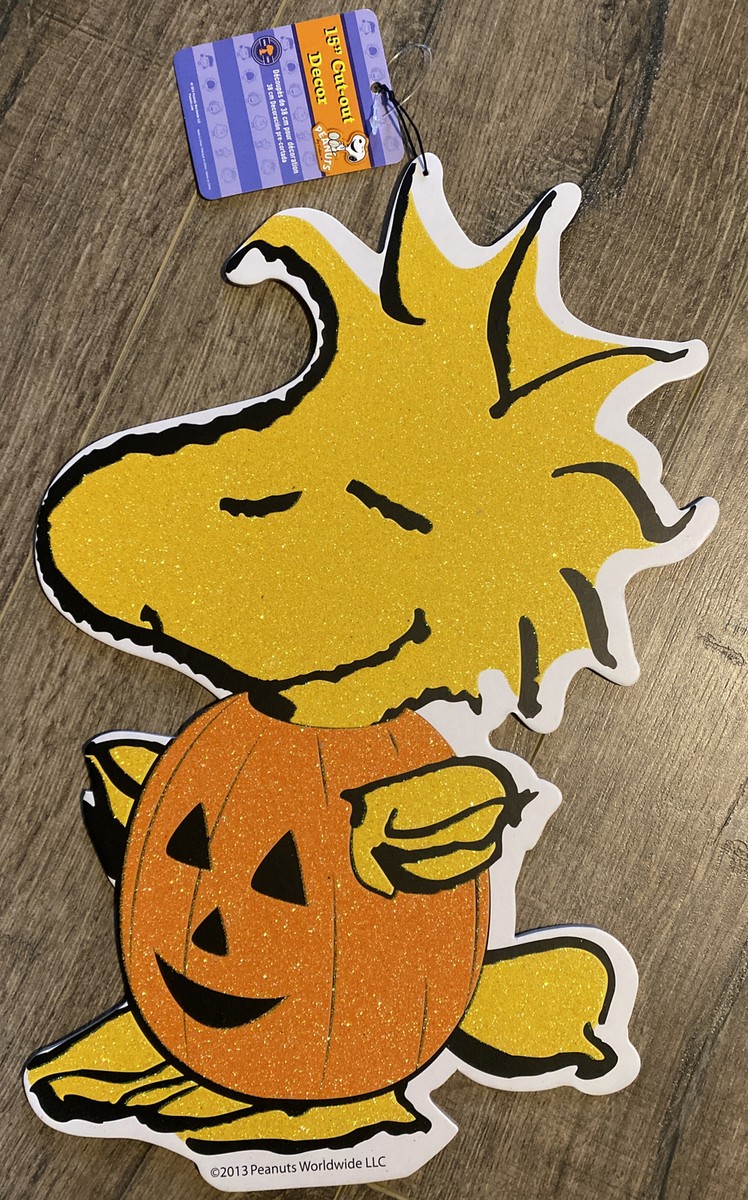 Peanuts Halloween Woodstock Cut-Out Decoration GREAT PUMPKIN 2013