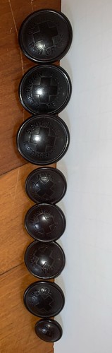 1900s American Red Cross Medical Uniform Buttons