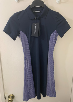 J. Lindeberg Women s Dora Golf Dress XS - Navy - NEW MSRP $125
