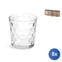 8X Royal Norfolk Verpackungen 3 Cheers GläSer Aus Klarem Glas 26 Cl