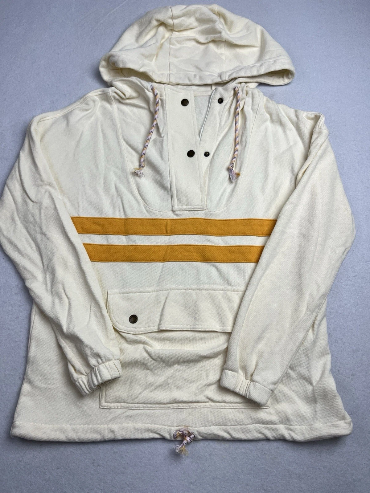 Faherty Daybreak Hoodie Morning Rays Womens Sz S Ivory Oversized
Opens in a new window or tab