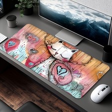 1pc Mouse Pad, Exquisite Extra-Large Durable Gaming Mouse Pad with Cat Heart Ba
