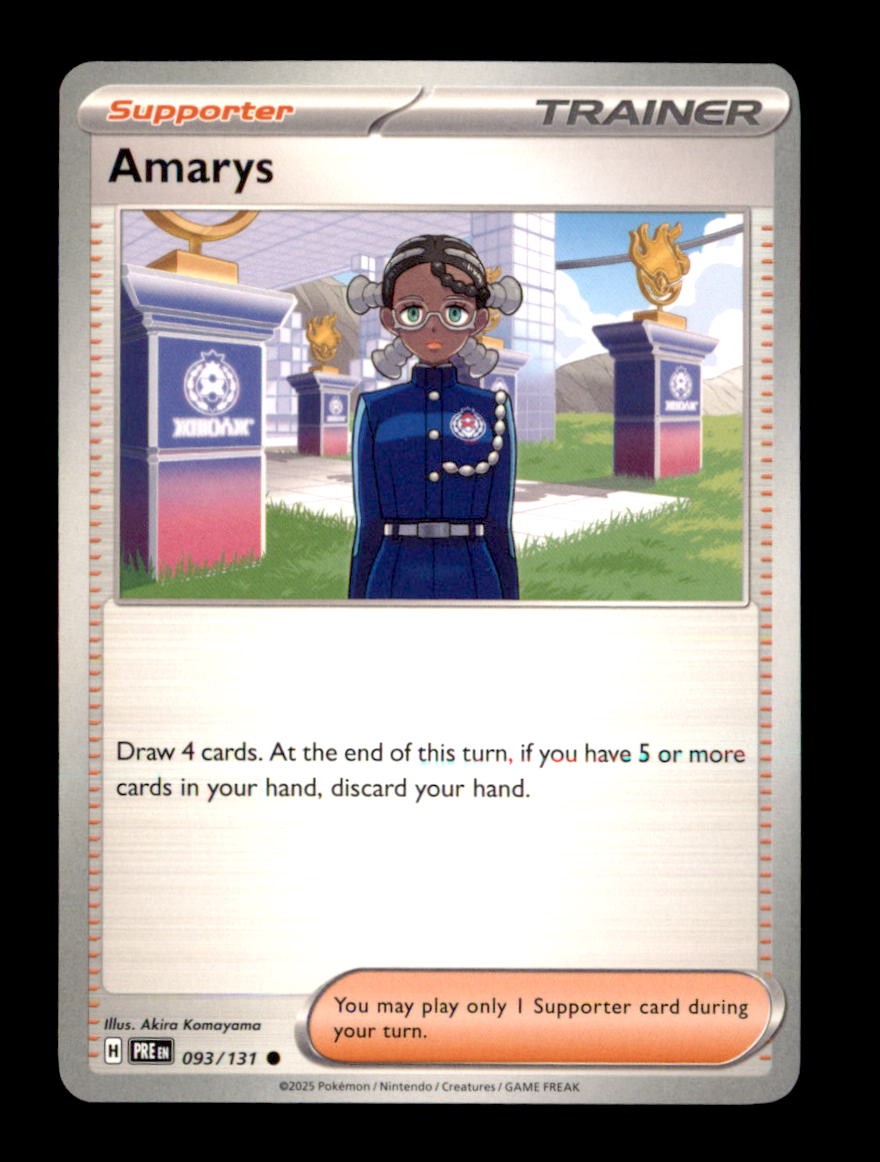 Amarys Common SV: Prismatic Evolutions 093/131 NM