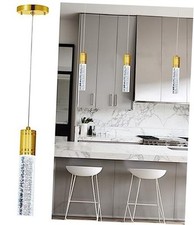 Linear Chandeliers LED Pendant Lights for Kitchen Island Fixtures 1 light Gold