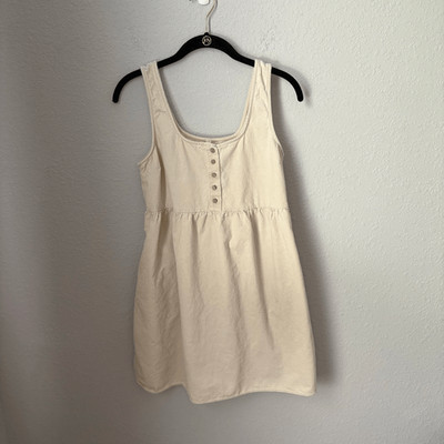 Lex Brown Corduroy Baby Doll Dress Size S