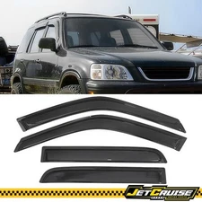 Fits 97-01 Honda CRV CR-V Acrylic Window Visors Rain Sun Guard Deflector 4Pcs