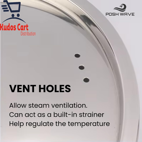 Stainless Steel Pots and Pans 3pc Set Lids Stay Cool Handles Cookware Induction - Picture 6 of 12