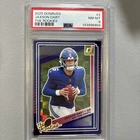 2025 Donruss Jaxson Dart #2 The Rookies (RC) PSA 8
