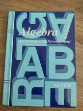 Algebra 1/2, Textbook, Saxon