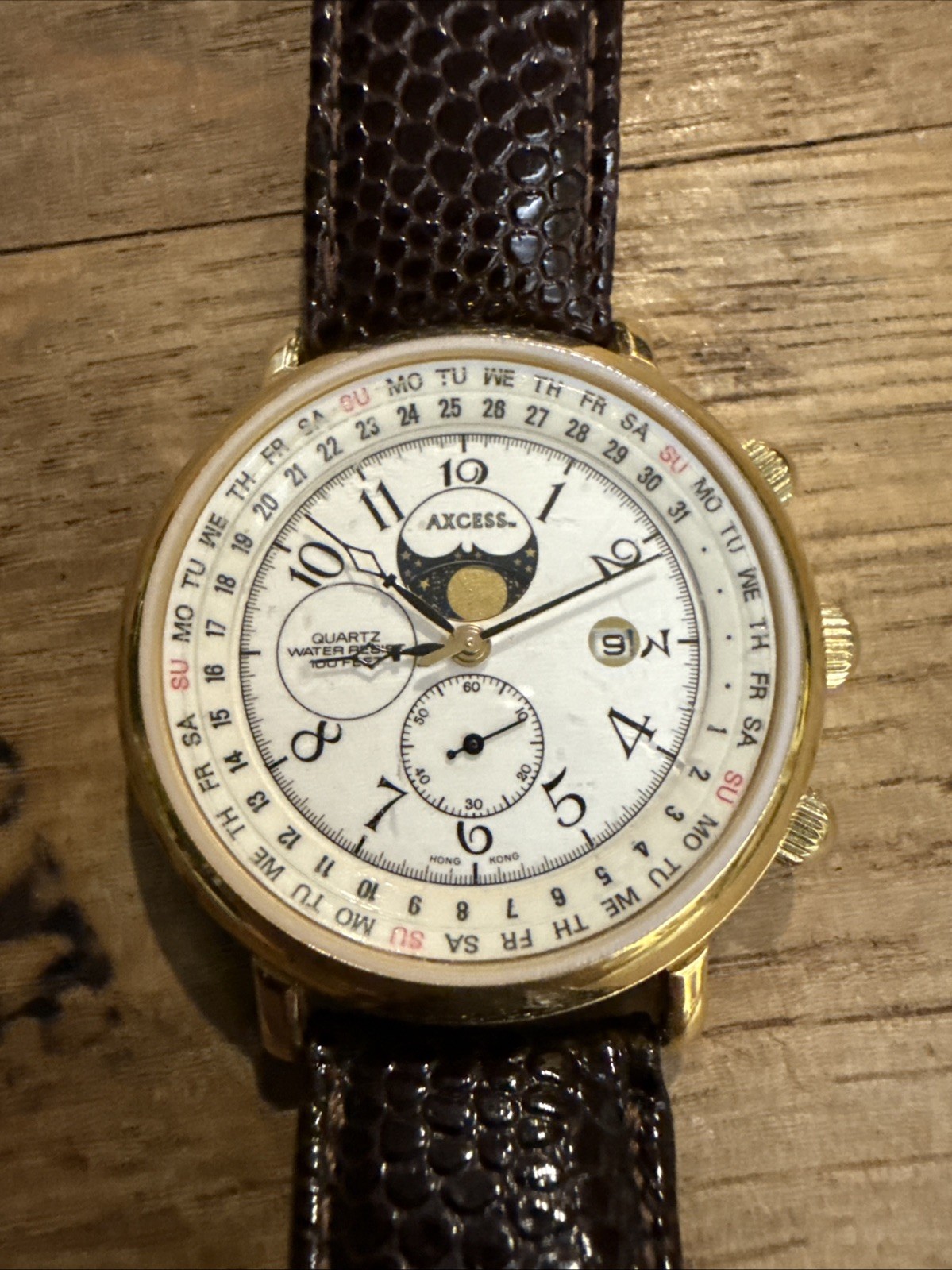 Access Moon Phase Watch Working Condition Day dat… - image 1