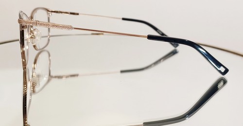 Originale JONES NEW YORK J489 BLACK Eyeglasses Metal NEW 56-17-140 - Picture 3 of 12