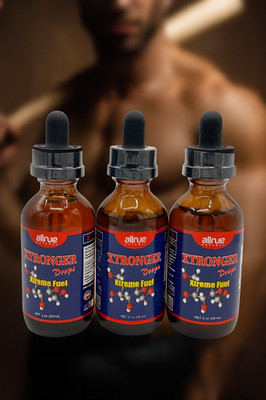 lot 3 XTRONGER Drops Xtreme fuel increase energy aids prostate function hombre