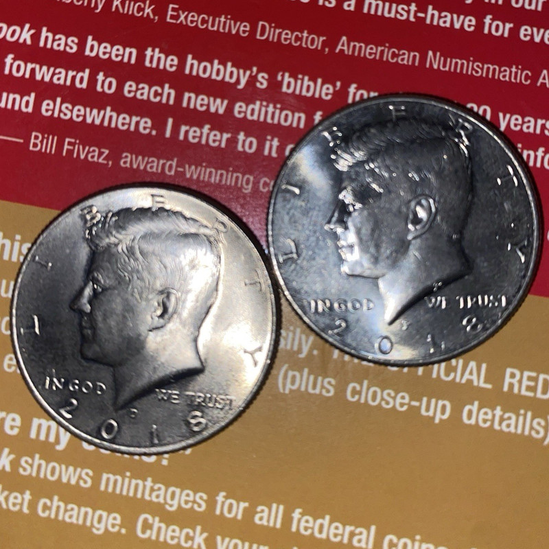 Kennedy Half Dollar 50C Lot of 2 (2018) p& d ment mark Coins