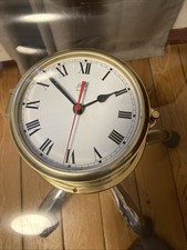 Omis Schatz Schiffsuhr,Messing,SCHATZ, maritime  Quartz Uhr....