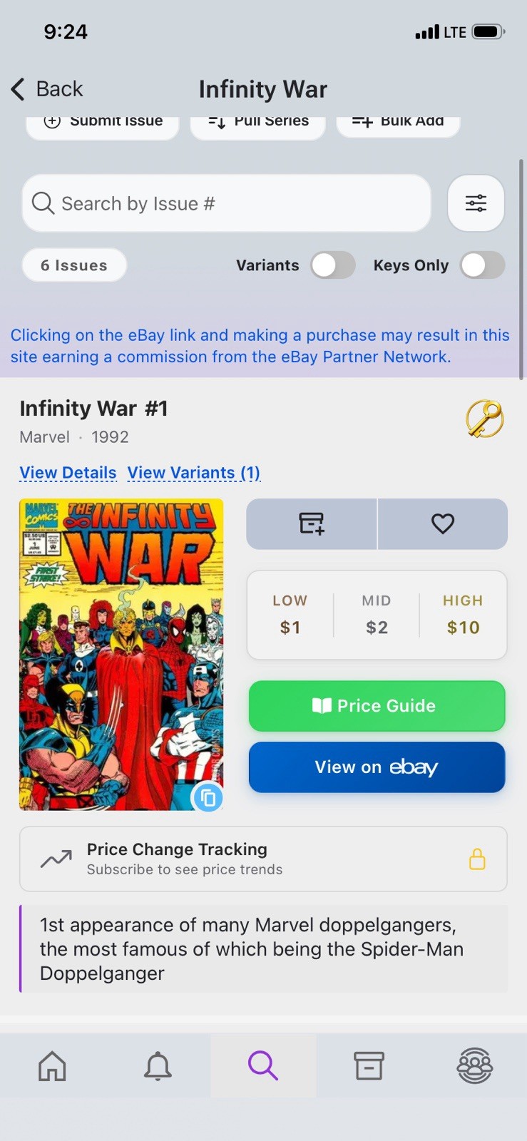 The Infinity War #1 - CGC 9.8 - Key Issue Marvel Comics 1992 | eBay