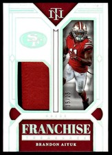 2023 National Treasures #FTR-BAK Brandon Aiyuk Franchise Prime Holo Silver #/25