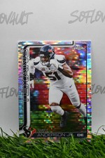 2025 Topps Chrome NFL Will Anderson Jr Pulsar Refractor #121 Houston Texans