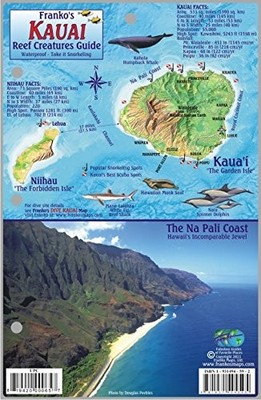 KAUAI HAWAII MAP & CORAL REEF CREATURES GUIDE FRANKO MAPS By Franko Maps Ltd.