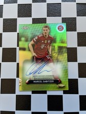 2021-22 Topps Chrome FC Bayern München On Card Auto Marcel Sabitzer Green /25