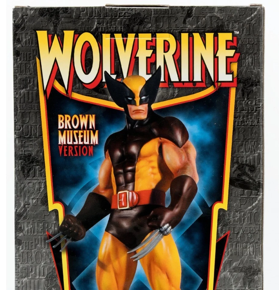 NUEVO/SELLADO Bowen Designs Wolverine Brown Museo Clásico Estatua Pintada 867/1500 Foto 3 de 4