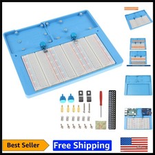 Solderless Breadboard Setup: 7-in-1 Blue RAB Holder for Raspberry Pi  Arduino